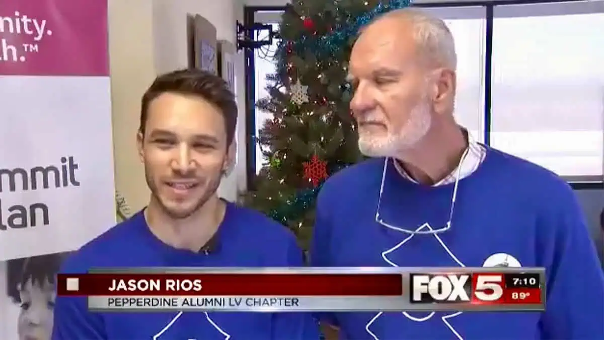 Jason on FOX 5 News discussing community involvement